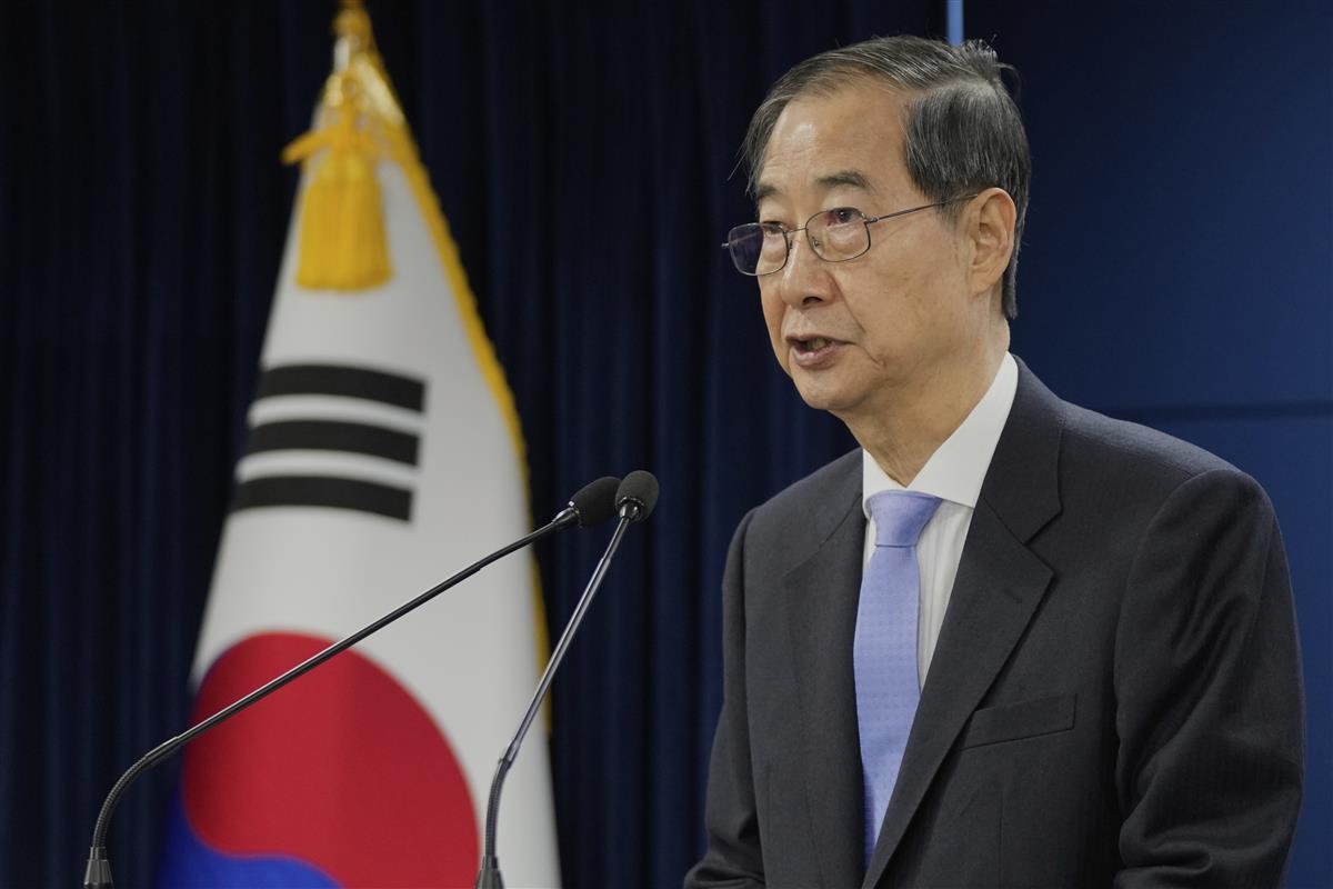 韩国代总统、国务总理韩德洙宣布辞职，明日或宣布参选总统