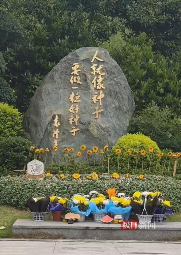 袁隆平院士逝世四周年，大学生献花缅怀：长大学农，一定大有作为