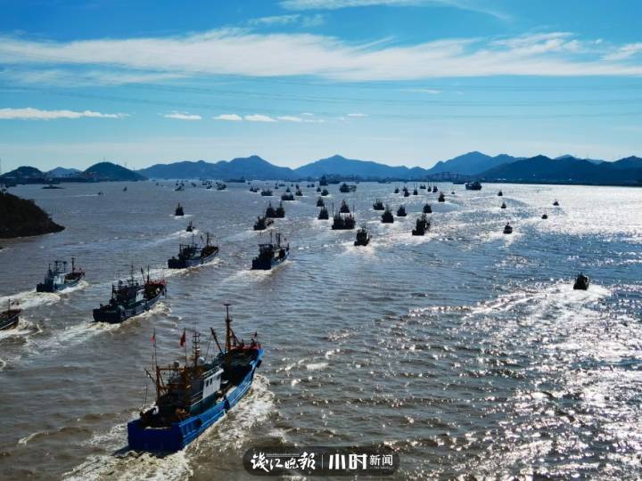 美呆了象山石浦港今晨霞云漫天彩虹高挂