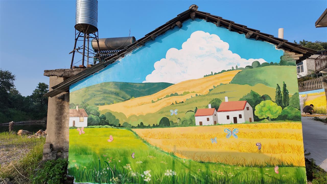 乡村风景墙绘.jpg