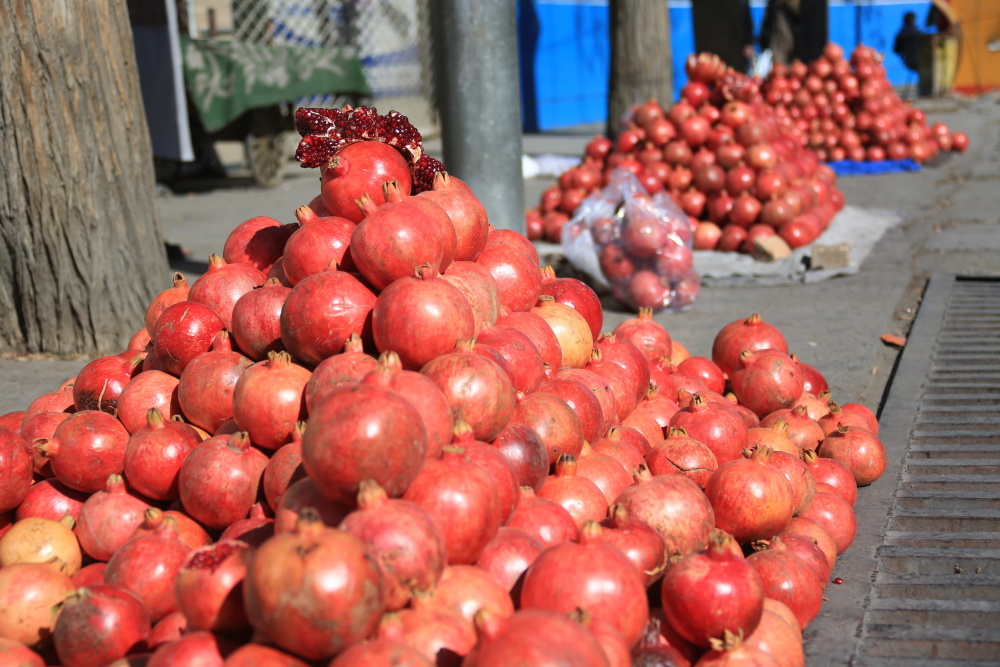 首次亮相进博会的阿富汗石榴 | 极目新闻