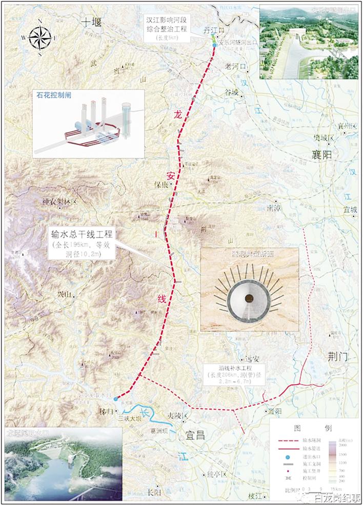 引江补汉工程图图片