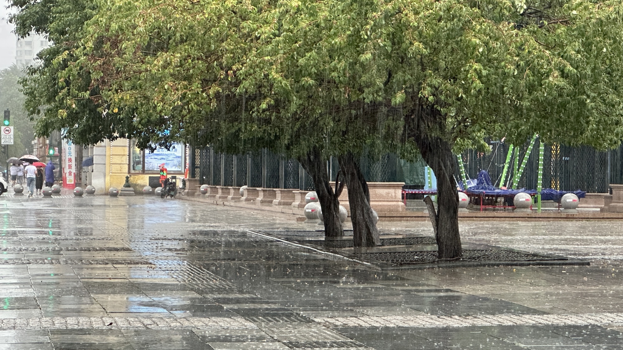 组图｜暴雨下的一座城 | 极目新闻