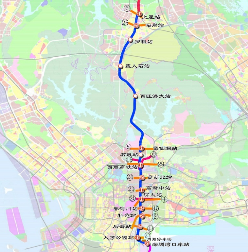 深圳地铁13号线线路图图片