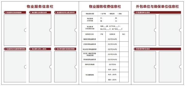 物业公告栏模板内容图片