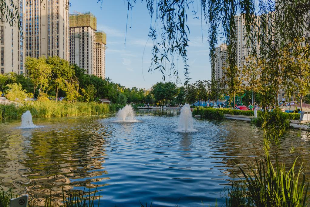 西安市长安区:皂河变身公园美 绿水青山入画来 | 极目新闻