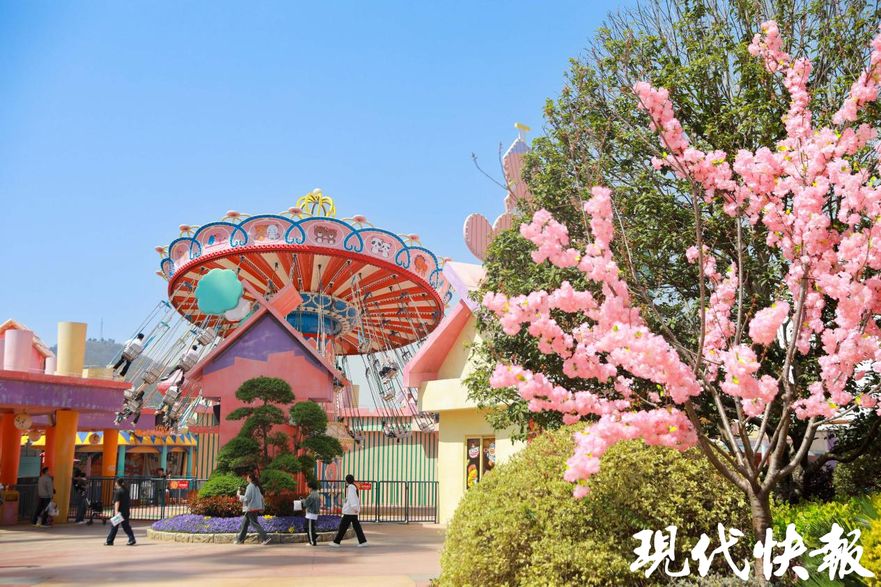 南京欢乐谷国潮盛宴来袭,吸引市民畅享春日好时光
