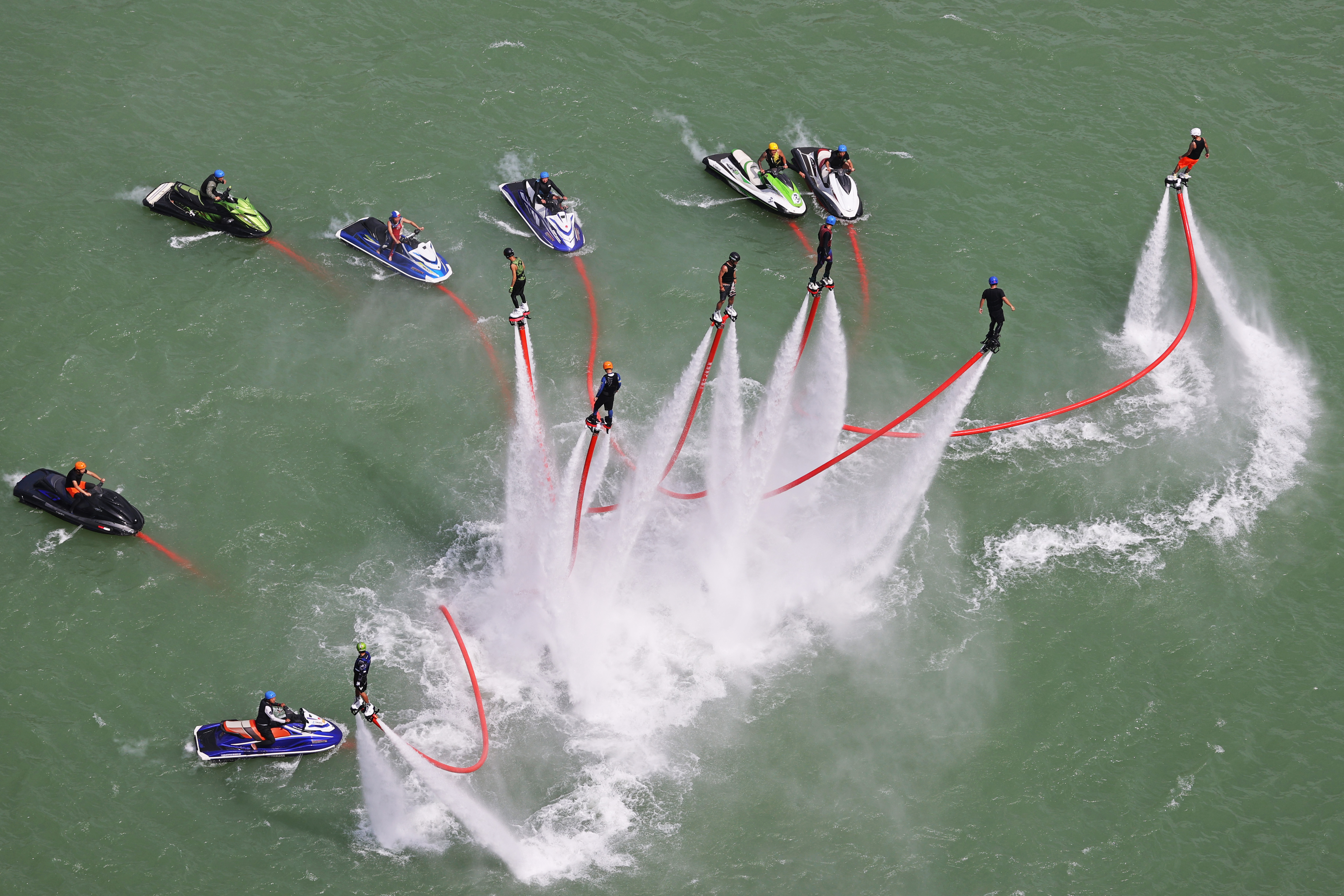 乌江画廊水上运动公园,万足水上运动休闲特色小镇建设,完善码头,游船