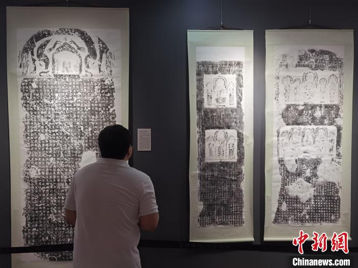 两汉至清代石刻拓片山西展出 讲述中国古代石刻文化发展变迁 | 极目新闻